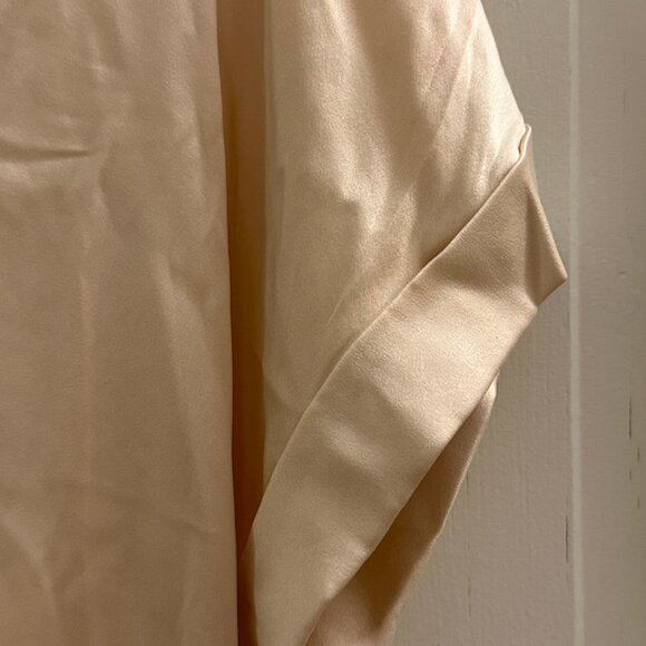 REISS - Helen Silk Front Crew Neck T-Shirt - Picture 4 of 5